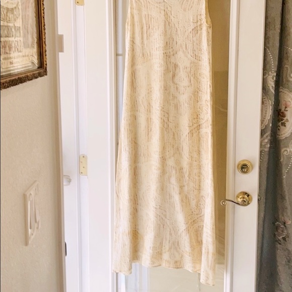 VINTAGE ETRO Linen Beach Party Dress V-Neck Shift - Picture 7 of 7